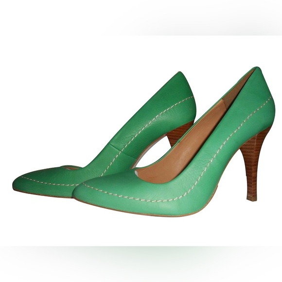 Vanessa Bruno Luxury Designer Athe Leather Shoes Heels 38...